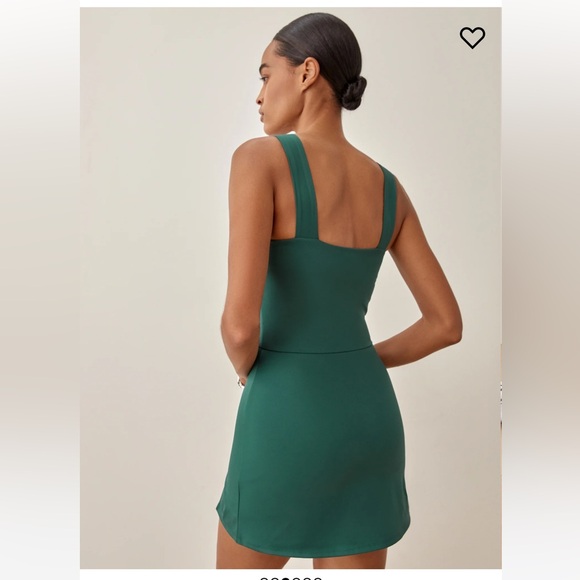 REFORMATION Daria Ecomove Active Dress Green M - Picture 4 of 8
